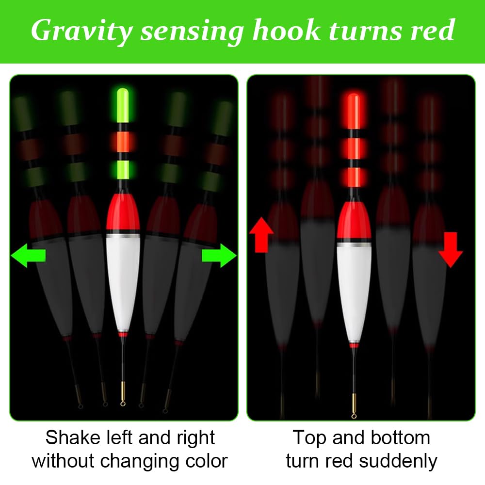 Kit De Pêche à LED Avec Détecteur De Touche, Bouée De Pêche