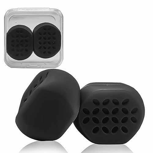 Ejercitador de mandíbula para hombres y mujeres, fortalecedor de mandíbula, hace que tu cara sea más tridimensional (negro)