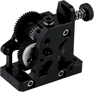 TUBBEK Extrusora de For HGX-Lite de Acero endurecido, extrusora de Engranajes reductores, Accesorios de Impresora 3D, Todas Las Piezas metálicas de Aluminio (Color : Black)