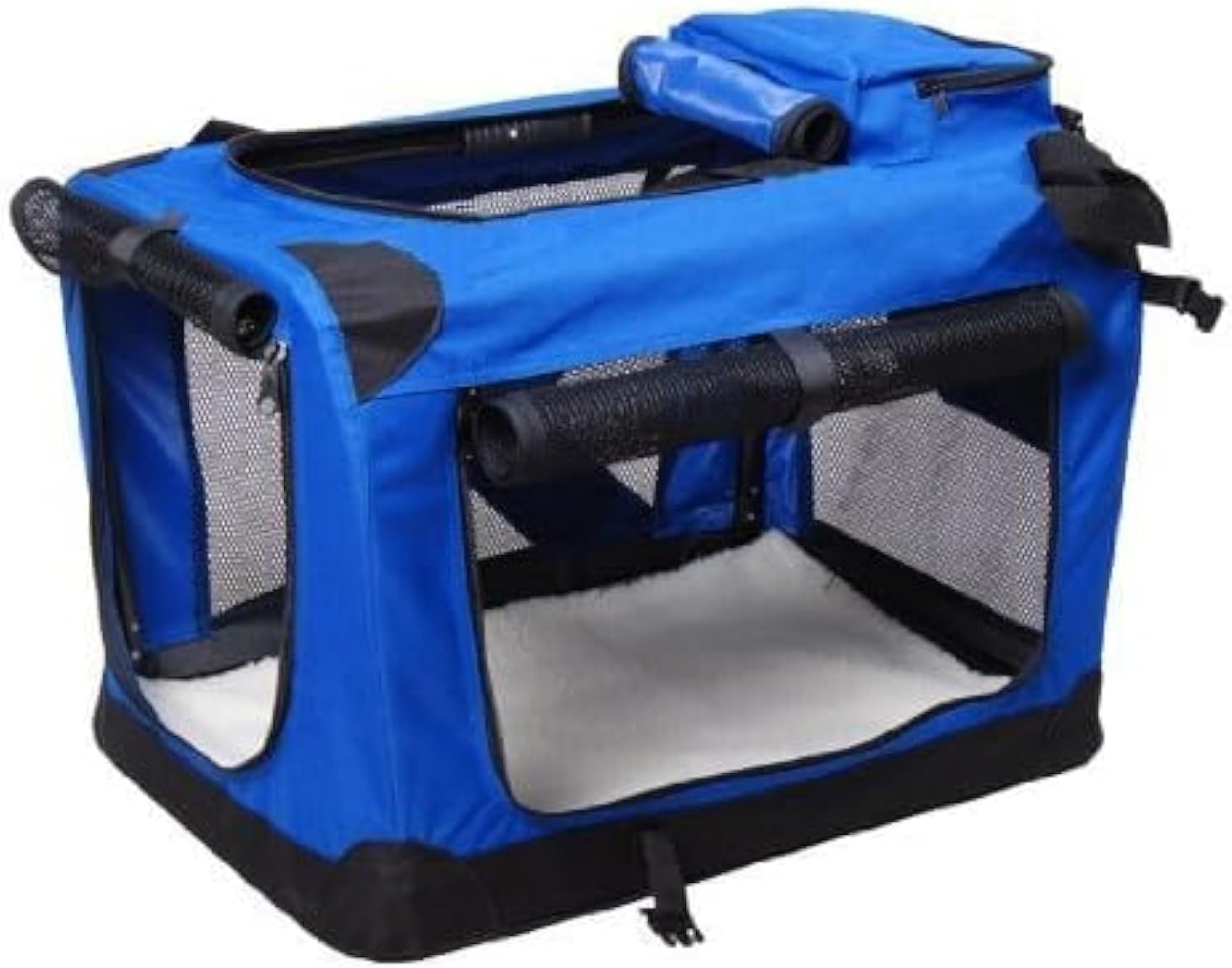 UnderDog Foldable Fabric Dog Crate with Fleece Luxury Pet Crates ... - Pet Crate Toys Breathable Material