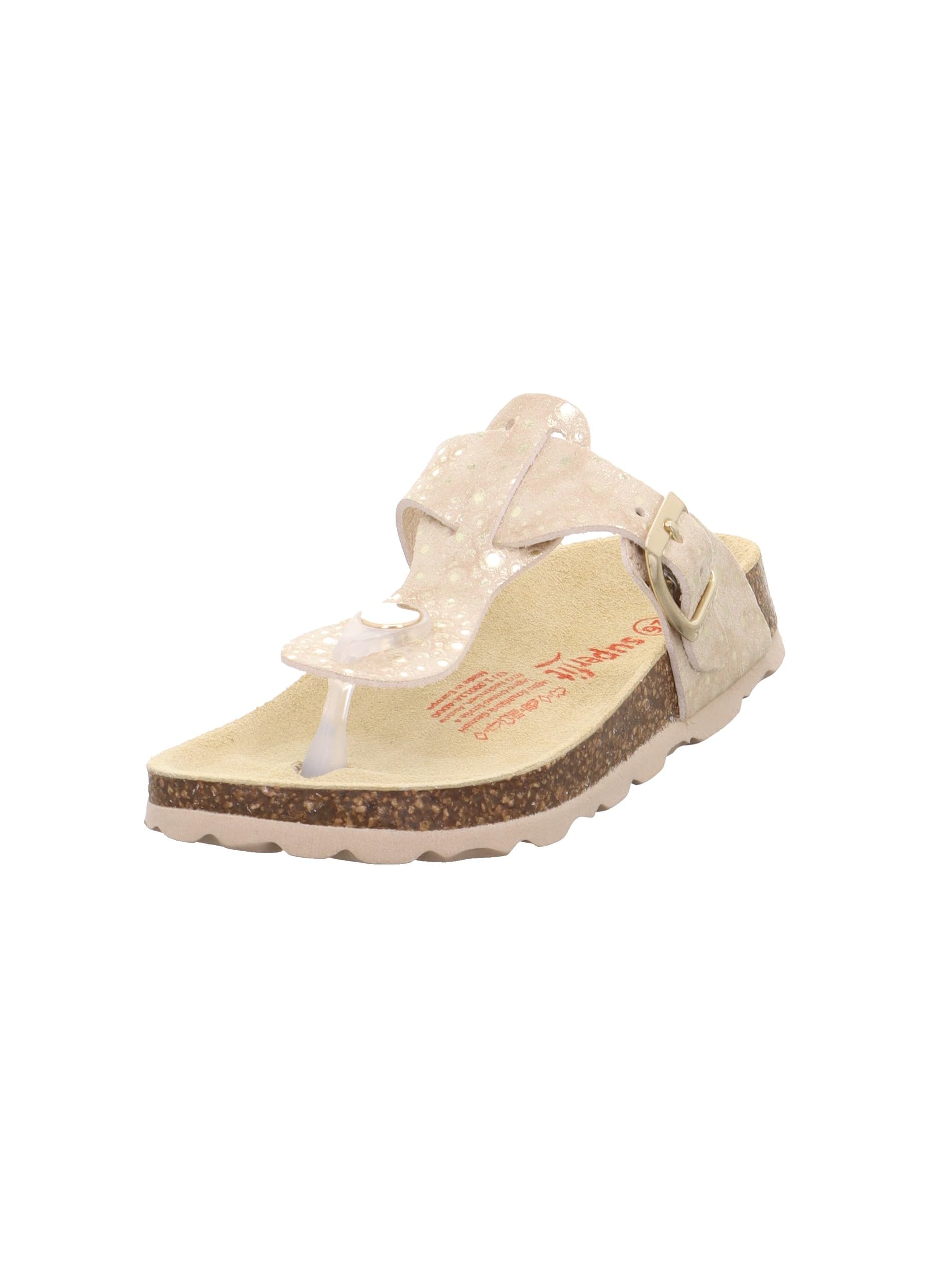 Superfit Footbed Slippers, Beige 4000, 24 EU, Beige 4000, 7 UK Child