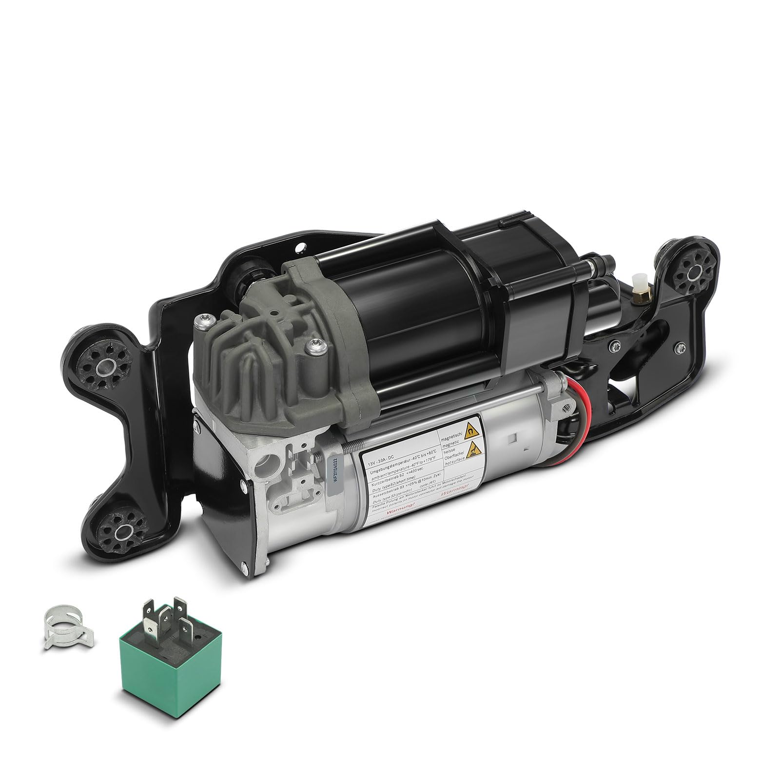 Frankberg Controllo del livello del compressore delle sospensioni pneumatiche Compatibile con X5 F15 F85 2013-2018 X6 F16 F86 2014-2019 Sostituisci# 37206875177