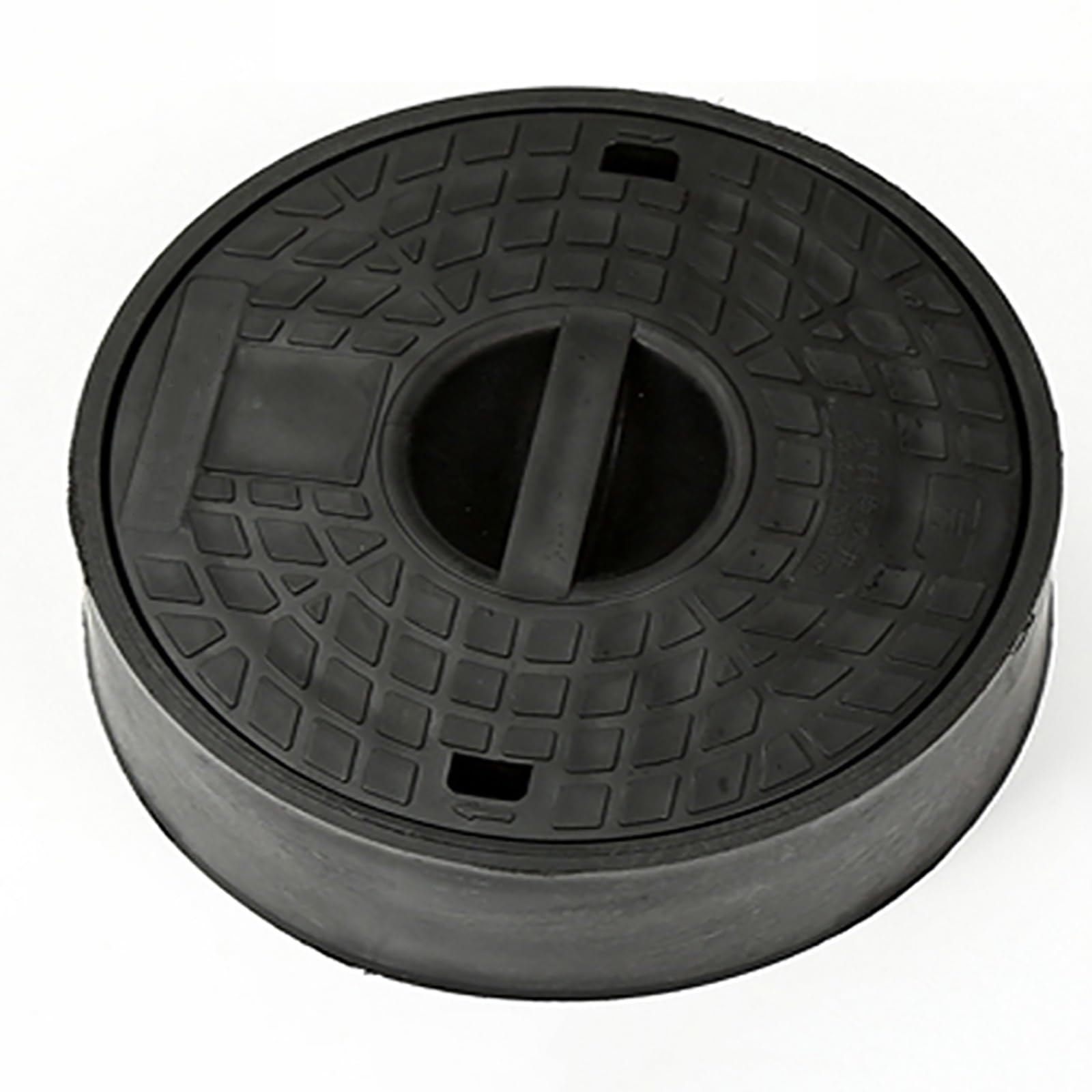 Couvercles ronds en plastique robuste pour fosse septique et drainage extérieur x5