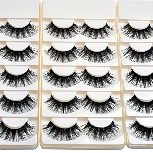 Wleec Beauty Dramatic Eyelashes Set Long Strip Lashes Handmade False