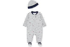 Cozy and Dapper: Little Me Baby Boys' Newborn Sailing Footie and Hat Set