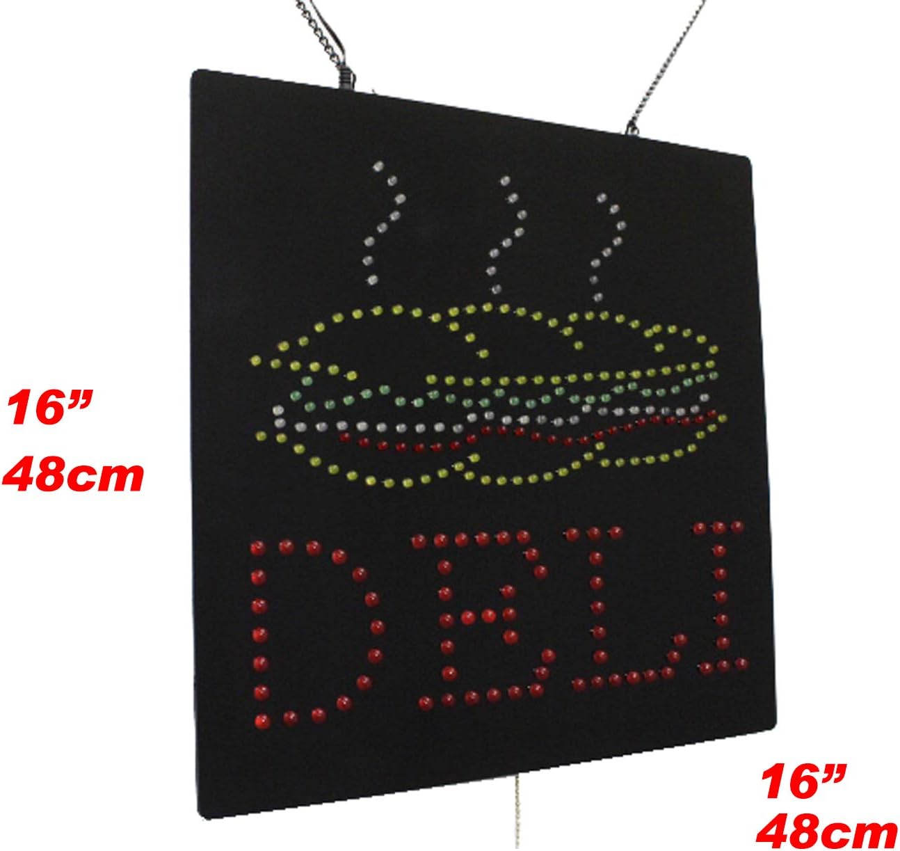 Deli Sign, TOPKING Signage, LED Neon Open, Store, Window, Shop, Business, Display, Grand Opening Gift : Office Products