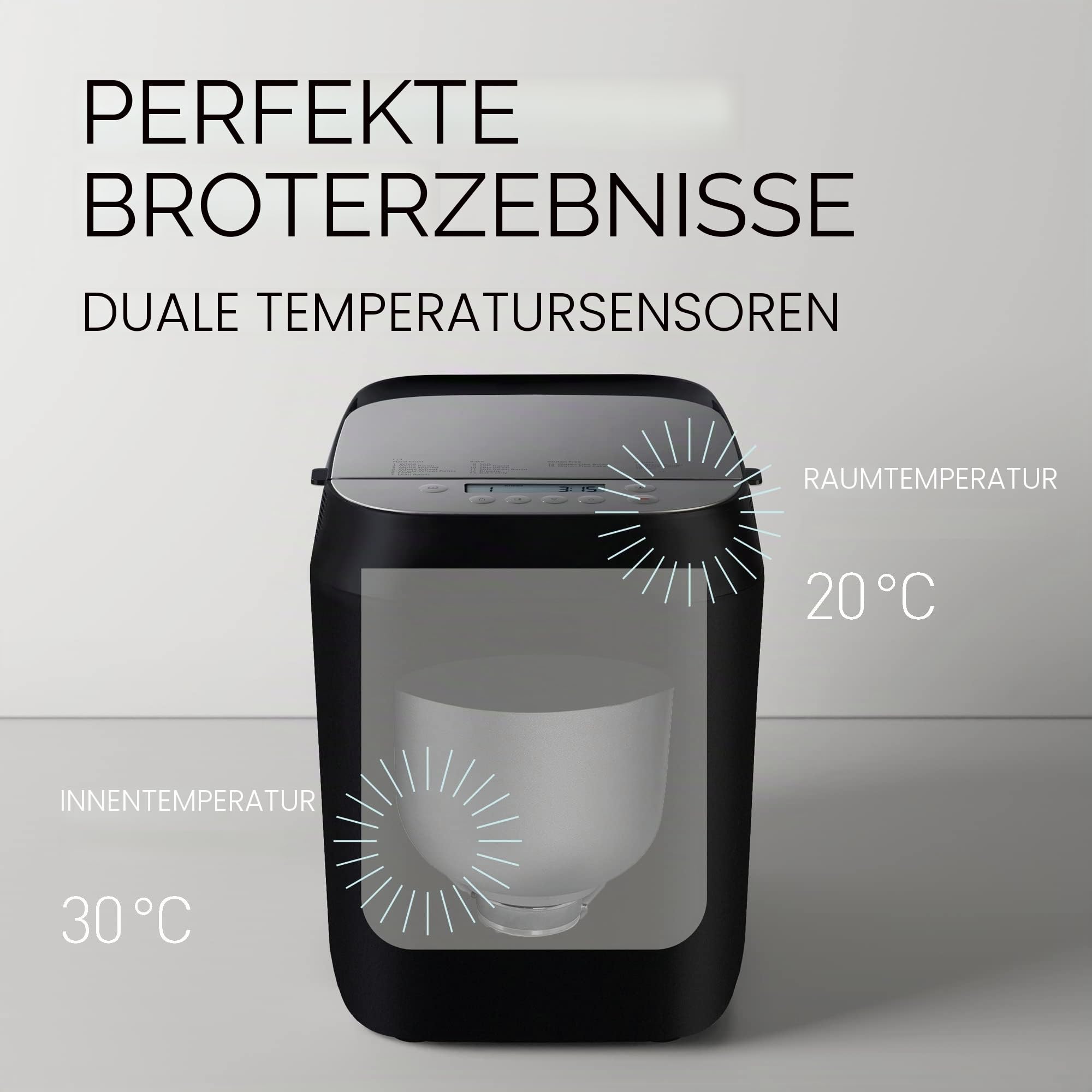 Panasonic SD-ZF2010KXF | Brotbackautomat Croustina, knuspriges Brot, glutenfreies Programm, zwei Temperatursensoren, 18 Programme, 2 Brotstufen, 700 W, schwarz – Version FR