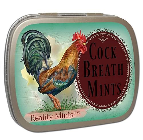 Cck Breath Mints - Divertidos bromas de gallo para mujeres, regalos extraños para calcetines, mentas de aliento de menta, ideas secretas de elefante