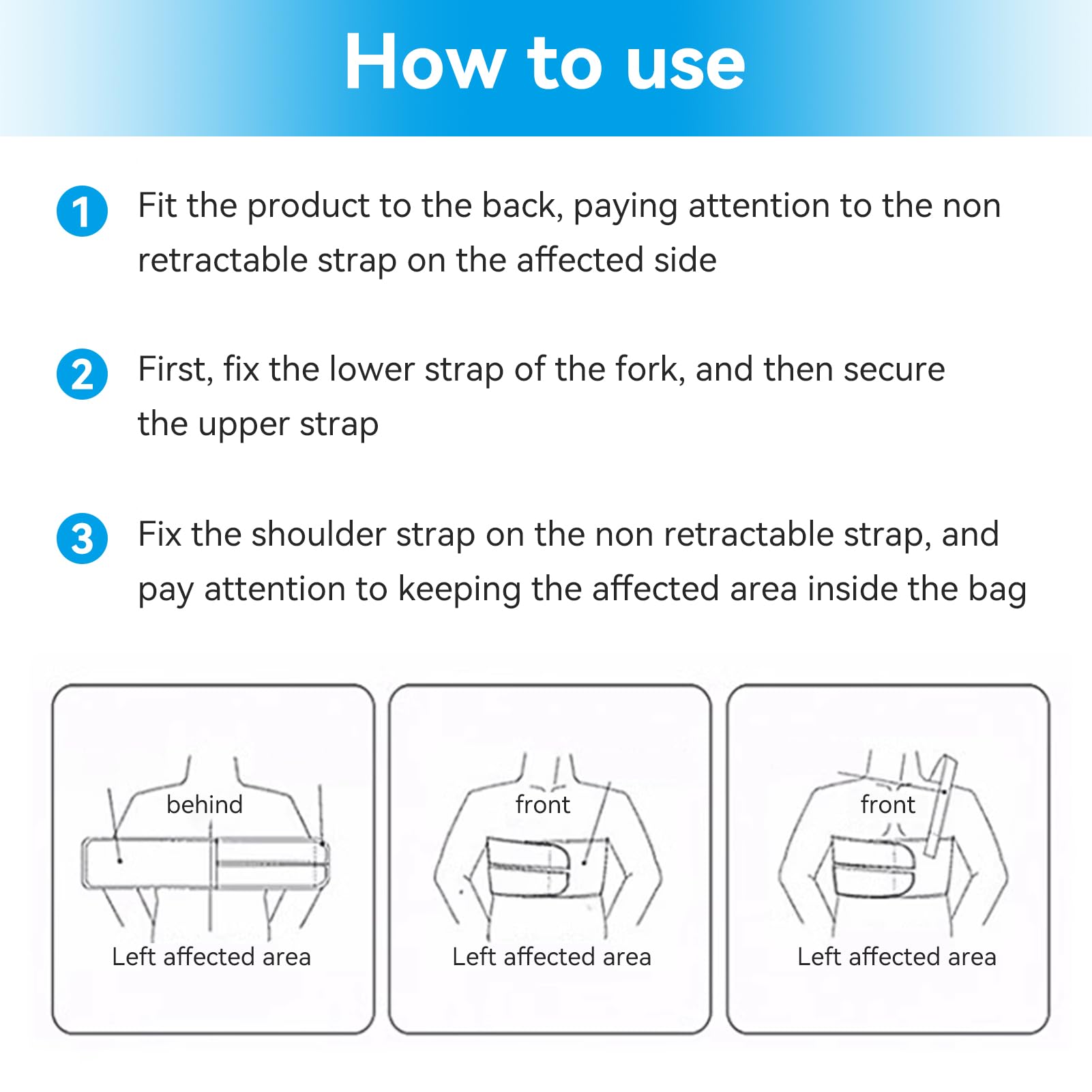Cintura legante per lesioni alle costole, fascia elastica per cintura toracica per costole rotte da lesioni per costole incrinate, fratturate, lussate e post-operatorie(L)