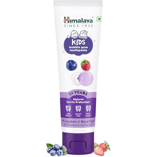 Himalaya Kids Multi Action Bubble Gum 80G | 2 To 12 Years | Fruity Flavours