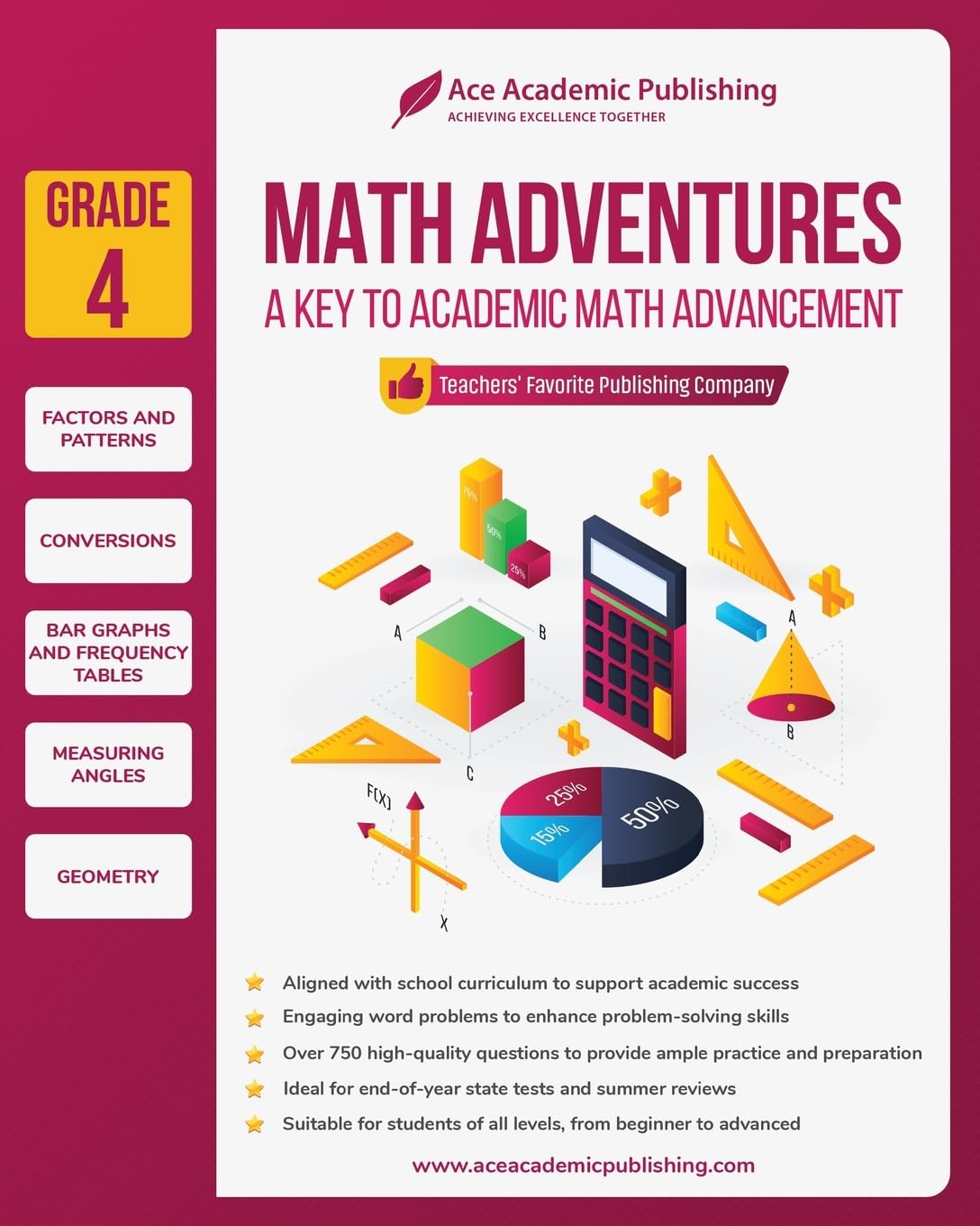 Math Adventures - Grade 4: A Key to Academic Math Advancement