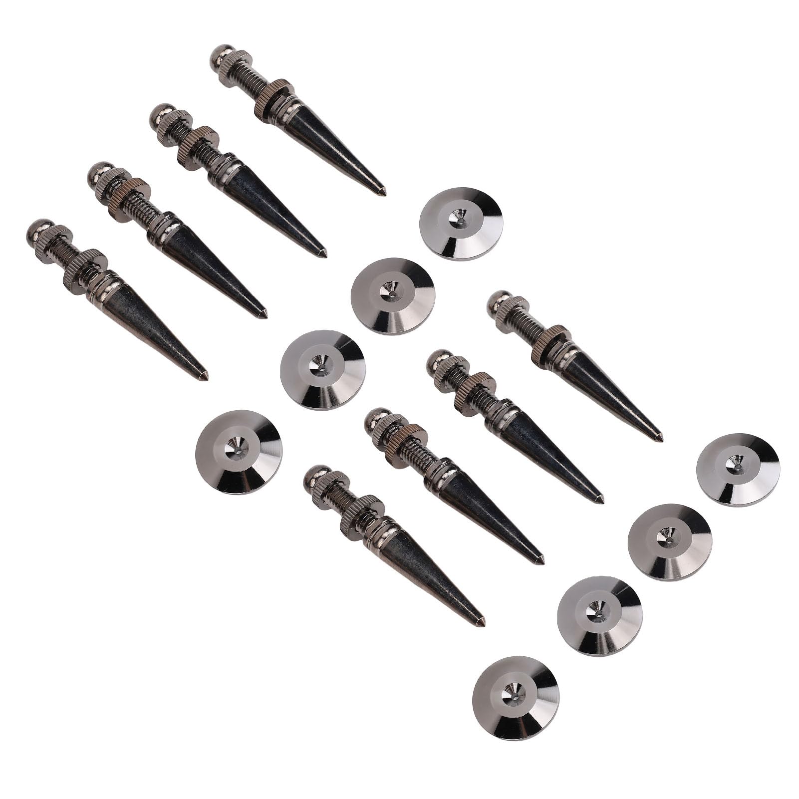 Cryfokt Copper Speaker Spikes Kit for Enhanced Sound Isolation with