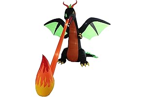 A Holiday Company 8ft Inflatable Fire Breathing Dragon