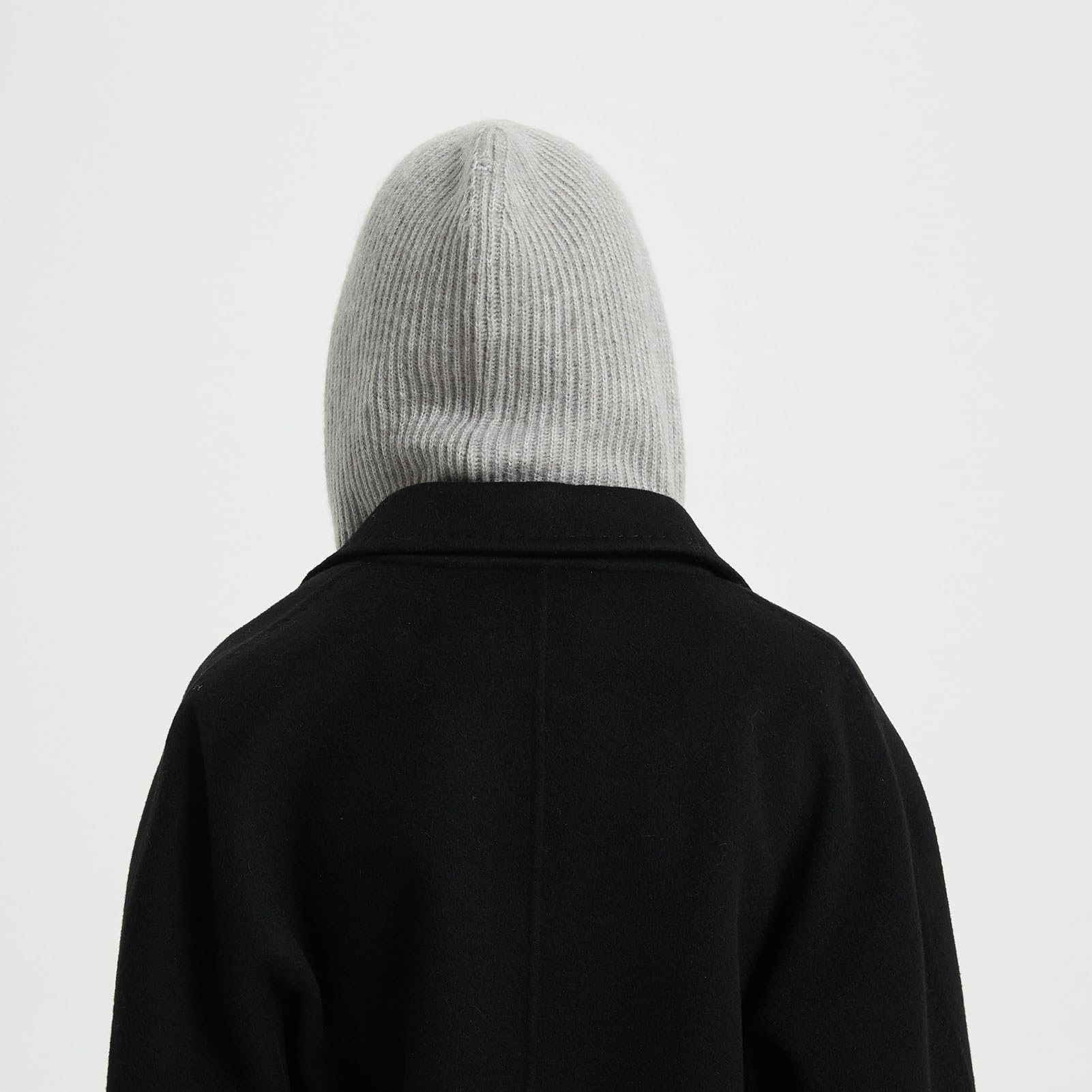 HEYANN Cagoule d'hiver à capuche pour femme et homme - Chaud - Unisexe - Pull tricoté avec cordon de serrage - Masque de sport en plein air