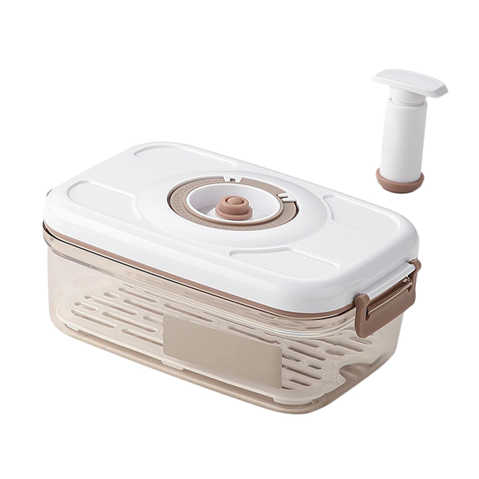MERISHOPP Vacuum Refrigerator Organizer Food Storage Box for Kitchen Refrigerator-image-21