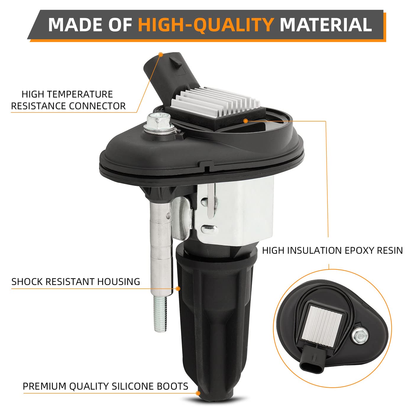 MSD Ignition Connector Coil Red Fits 91-06 Chevrolet/GMC - Foto 9