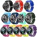 Smart Watch Band Compatible for Samsung Gear S3 Frontier/ Classic ,HMJ Band 22mm Soft Replacement Sport Bracelet Strap Compatible Samsung Gear S3 Frontier / S3 Classic /Moto 360 2 2nd Gen Man(46mm)