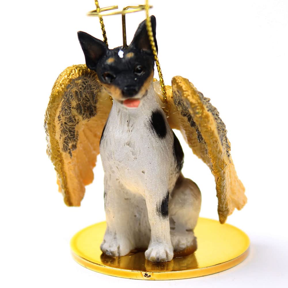 Rat Terrier Angel Dog Ornament
