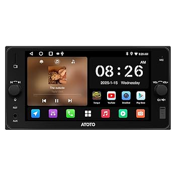 Apple - akito41 Amazon.com: Portable Apple Carplay Screen, 10'' Car Stereo
