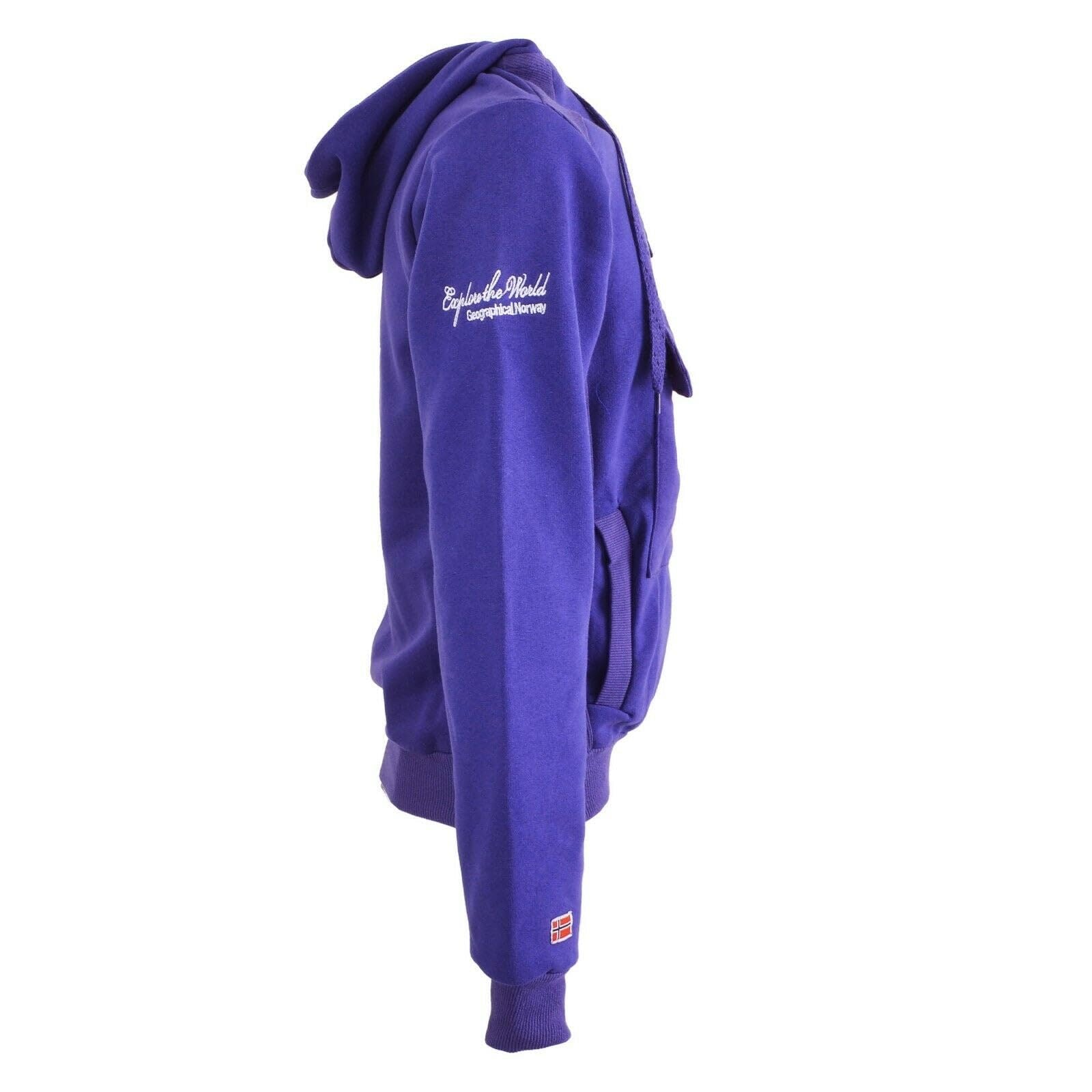 Geographical Norway Felpa Uomo GYMCLASS Viola Cappuccio