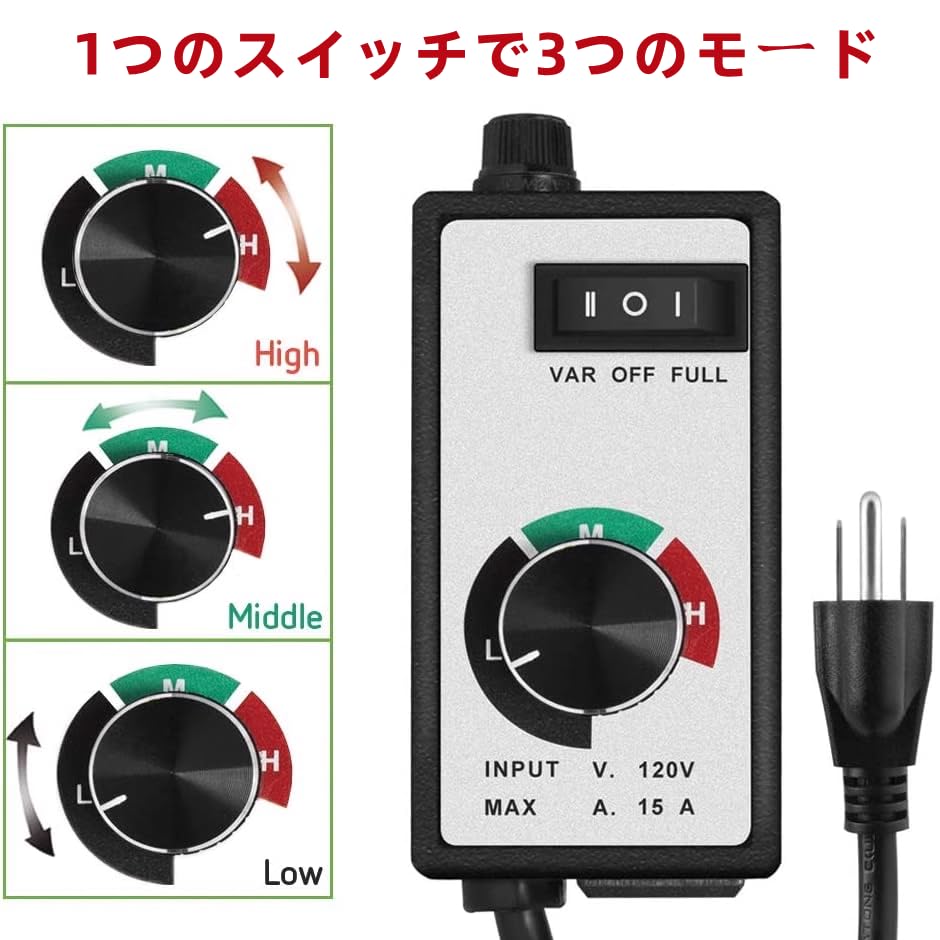 Amazon.co.jp: スピードコントローラー 100v 電動工具 換気扇速度