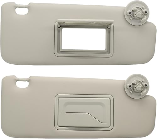 Miniatura 7 de NHILES Reemplazo de visera solar del lado derecho del pasajero compatible con Chevy Sonic 2012-2019 Spark 2013-2016 Color Gris