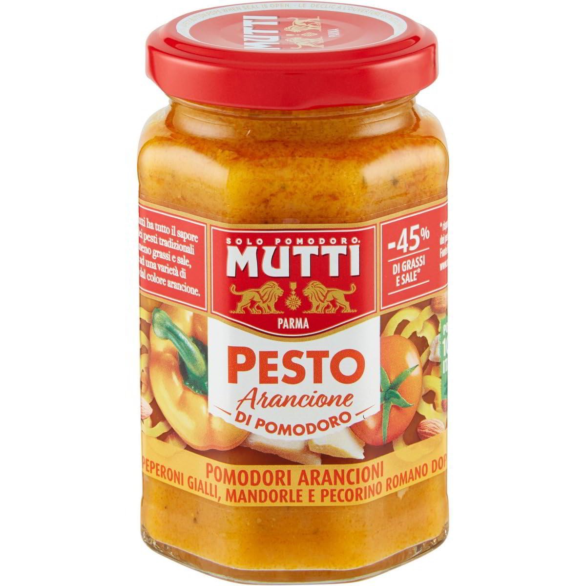 Italian Gourmet Pesto arancione di pomodoro mit Mandeln Pecorino 12 x 190g