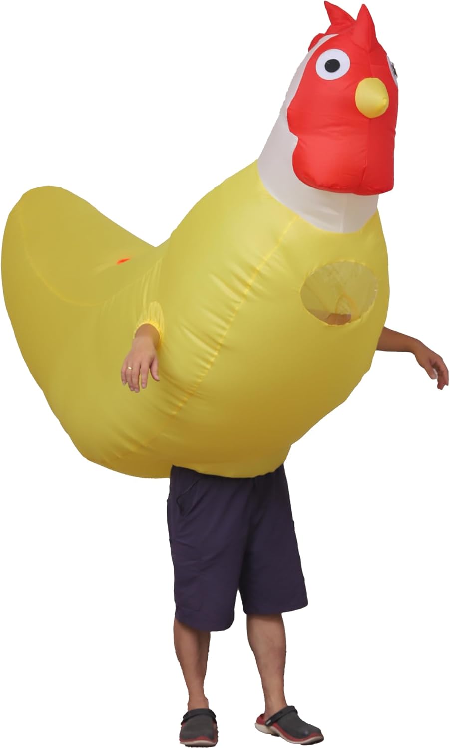 Funny Banana chicken inflatable costume inflatable chicken banana halloween costume Yellow Chicken Costume