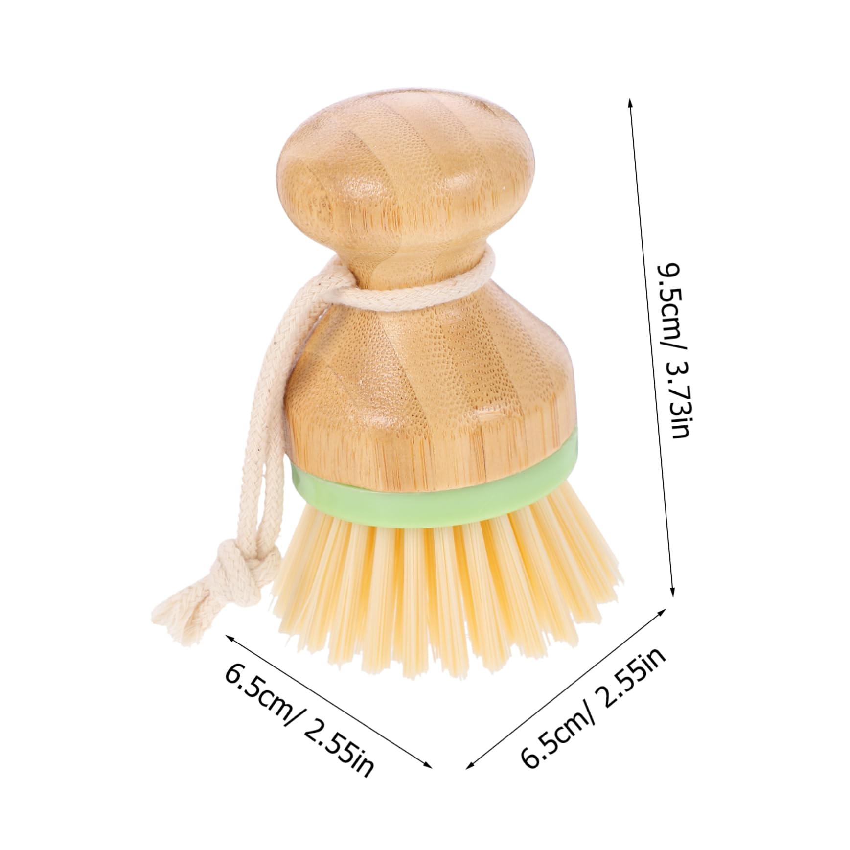 BRIGHTFUFU Dish Washing Scrubbing Brush Ergonomic Palm Brush for Pot Bowl Sink Cleaning Multi-purpose Kitchen Scrubber for Dishes Design for and Daily Use