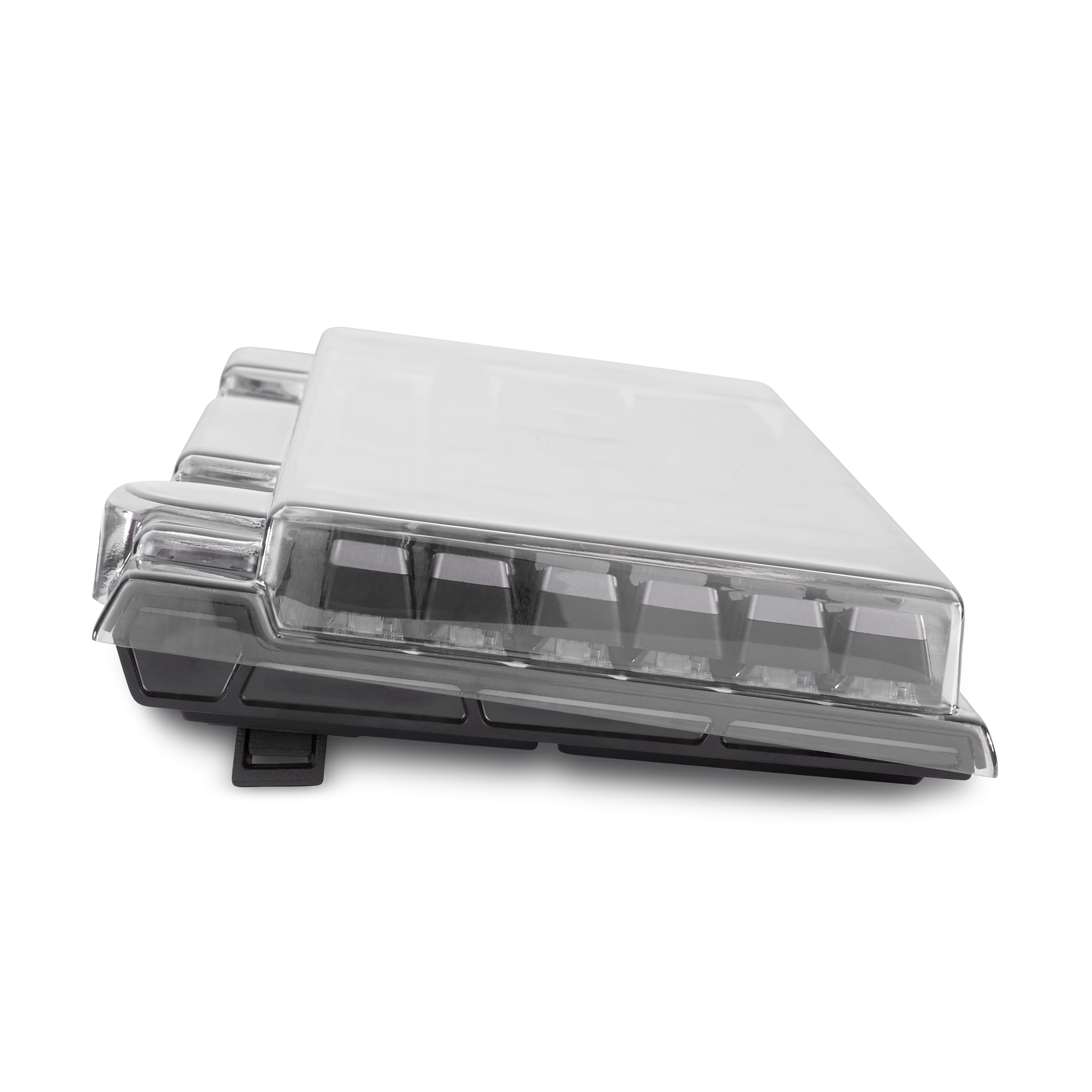 Decksaver Copertura per la Serie di Tastiere Corsair K100 RGB - Coperchio Protettiva Fumé/Chiara, Realizzata nel Regno Unito