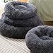 Fhodigogo Hundebetten Kleine Hunde Katzenbetten Hundebett Grosse Hunde Hundekissen Hundebett Rund Katzenbett Flauschig Kuschelbett Hund Katzenkorb Katzen Bett Katzenkorb Zum Schlafen for 5KG