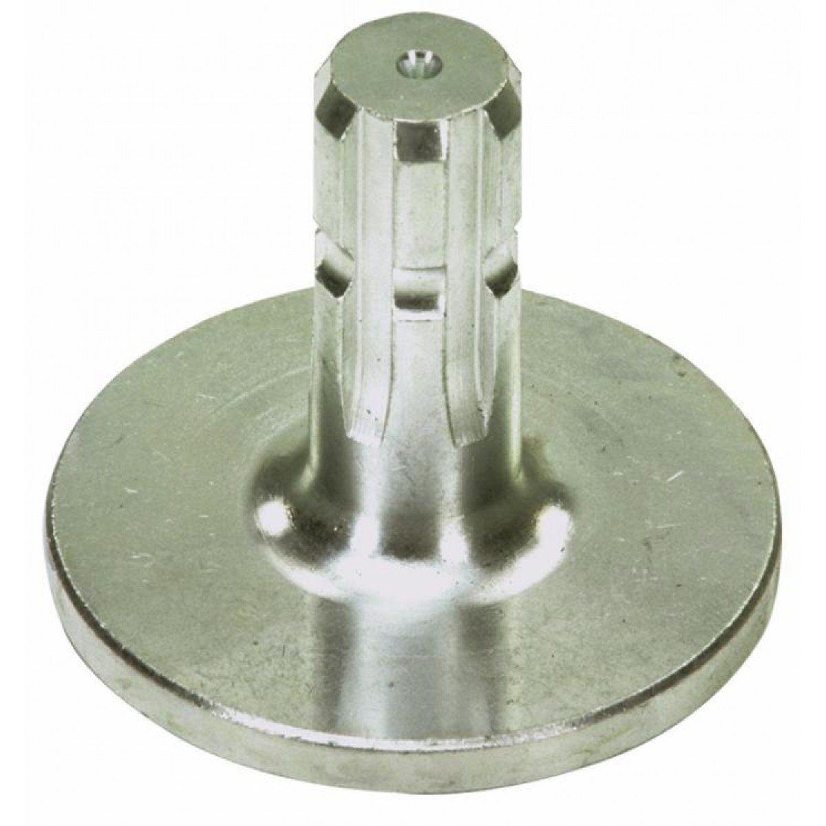 Ama Alberino Scanalato per Prese di Forza con Flangia e Profilo Interno 1"3/8 - Lunghezza 11,3 Cm, Diametro Flangia 120 Mm