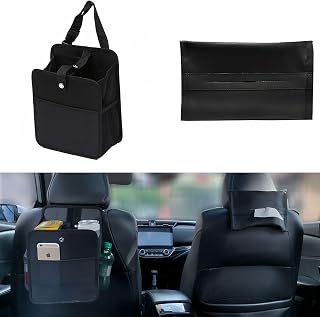 Maremlyn Small Hanging Car Seat Organizer Backseat Car Backseat Organizer,Car Tissue Holder/Small Car Storage Bag Keep the Car Clean and Tidy - Compatible with Most Vehicles