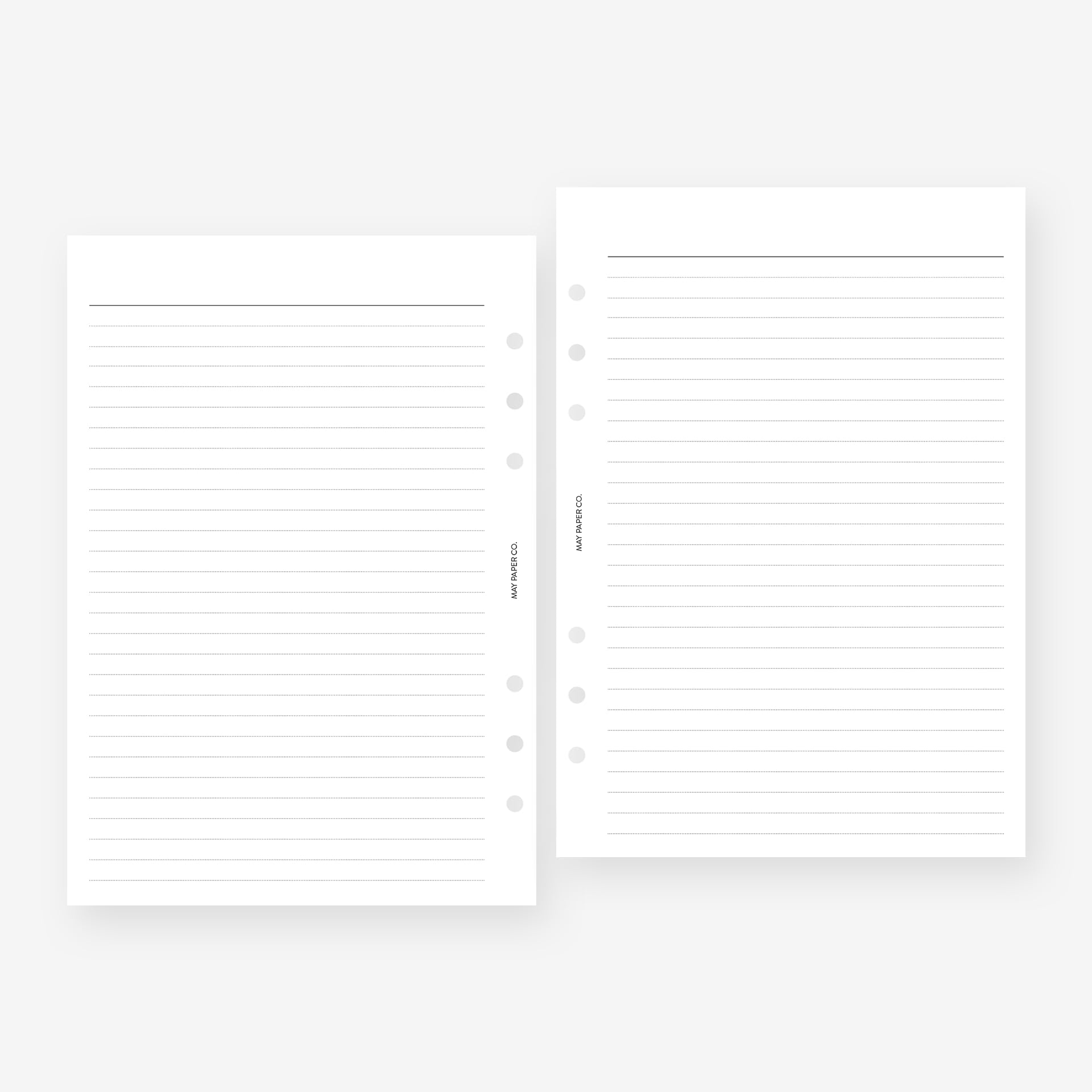 A5 linierte Planer-Einlage für Filofax A5, LV GM Agenda-Nachfüllpackung, 6 Löcher, 5,8 x 8,3 cm