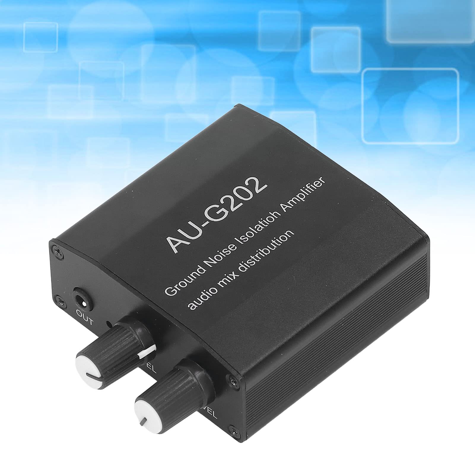 Przedwzmacniacz sygnału muzycznego stereo 2 wejścia 2 wyjścia Rozdzielacz dystrybucji miksu audio z kablami DC 12 V