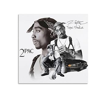2PACポスター　未使用品 額付き】A4ポスター 2pac Tupac shakur thug life - メルカリ