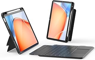 SUKEBON 2025 iPad Air (M2/M3) 11インチ 分離式キーボード iPad Air第4/5世代 10.9インチに対応 タッチパッド搭載 着脱式キーボード iPad Pro11インチ第1/2/3/4世代 横/縦置き キーボードケース JIS日本語配列 バックライト ype-C充電式 ペン収納 日本語取扱説明書