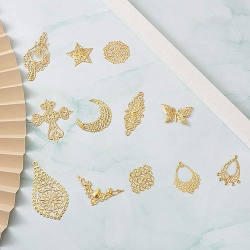 Miniatura 5 de Colgantes huecos antiguos, Metal