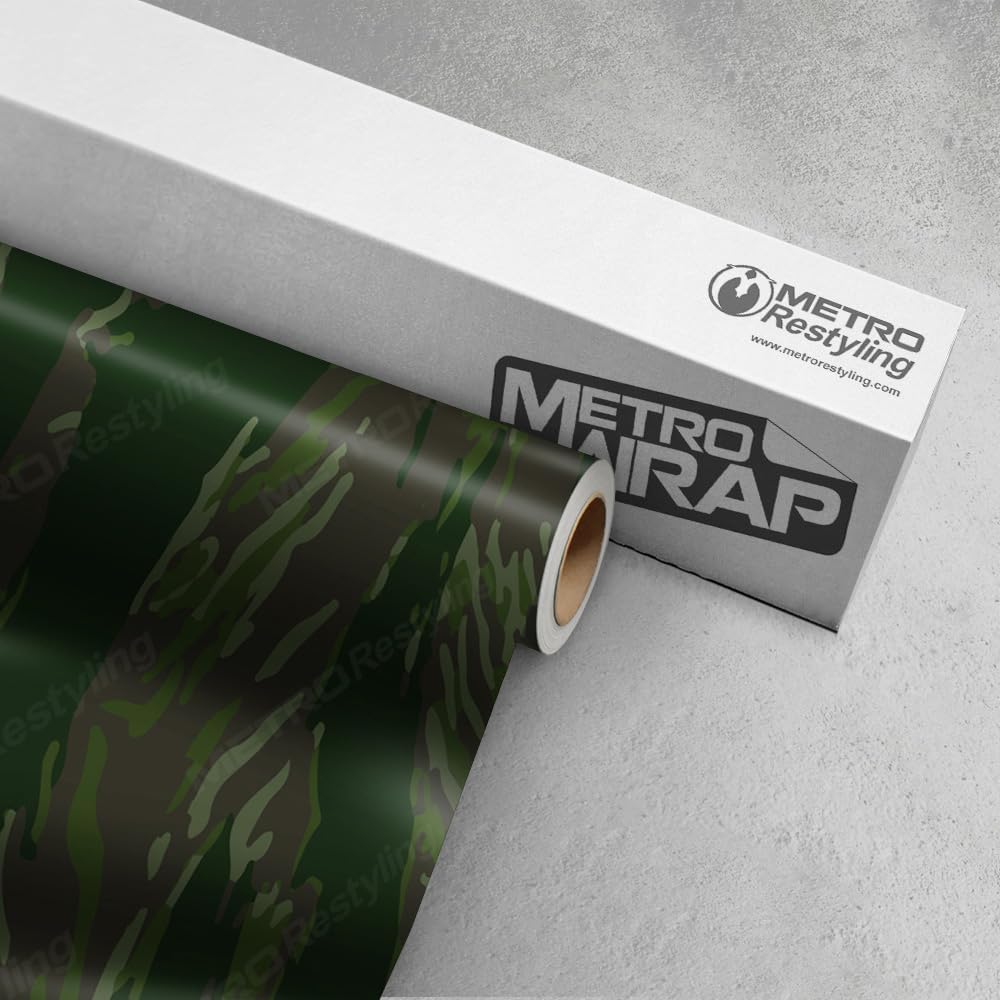 Metro Wrap Series Camo Car Vinyl Wrap Vietnam Tiger