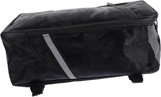 BIUDECO Alforje De Bicicleta Organizador De Bolsa De Bicicleta Dobrável Para Mochila Bolsa De Sela Preta Bolsa De Mala De Bicicleta Pacote De Ciclismo Pacote De Bicicleta Pacote De