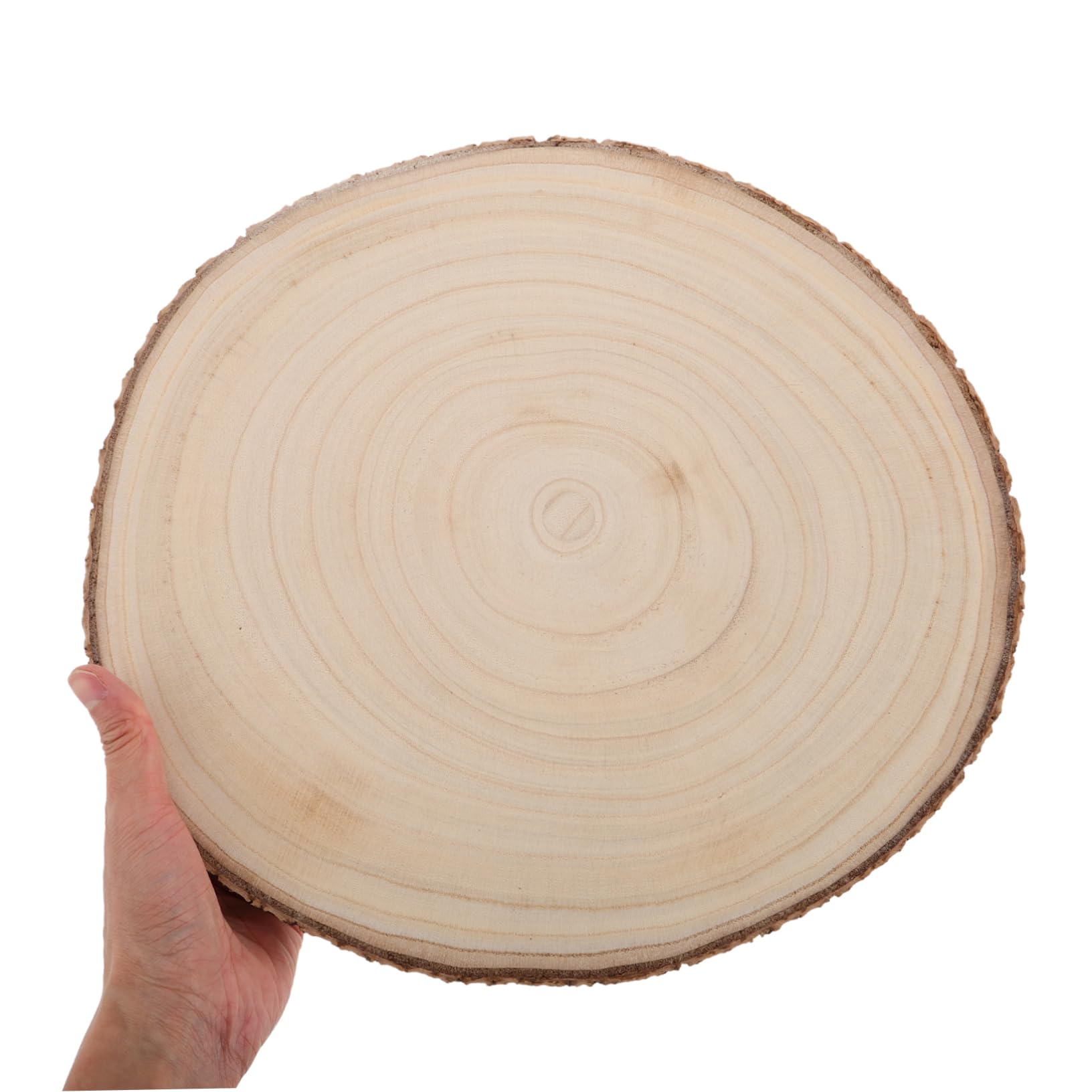 SHINEOFI 2piezas Materiales Pintados Mano Rodajas De Madera Sin Terminar Placa De Madera Natural Para Manualidades Suministros Artísticos Para Decoración De Bodas Fiestas y Proyectos De