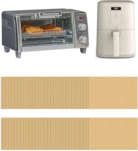 125 piezas de forros para freidora de aire compatibles con BLACK+DECKER Crisp 'N Bake Air Fry 4 rebanadas Toaster Oven TO1787SSTO1785SG Accesorios,