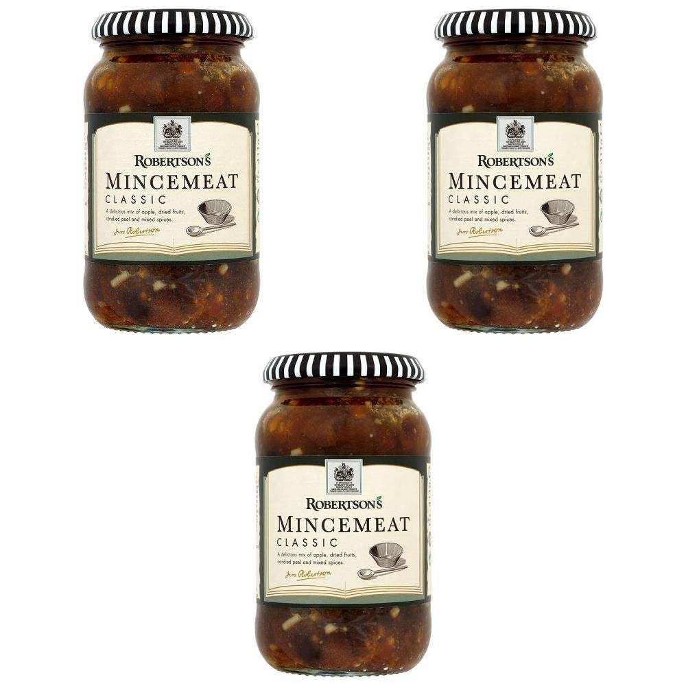 Robertsons - Mincemeat tradizionale, 411 g, confezione da 3