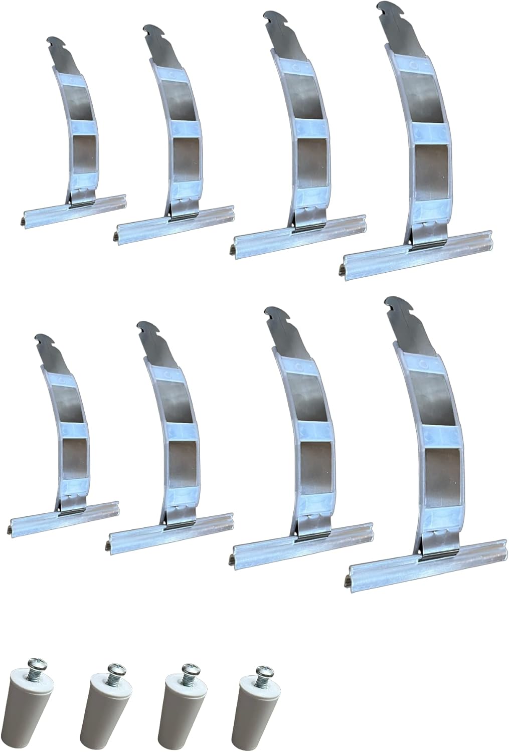 Pack 8 Flejes Persiana Enrollable con Recubrimiento Protector de Lama y 4 Topes