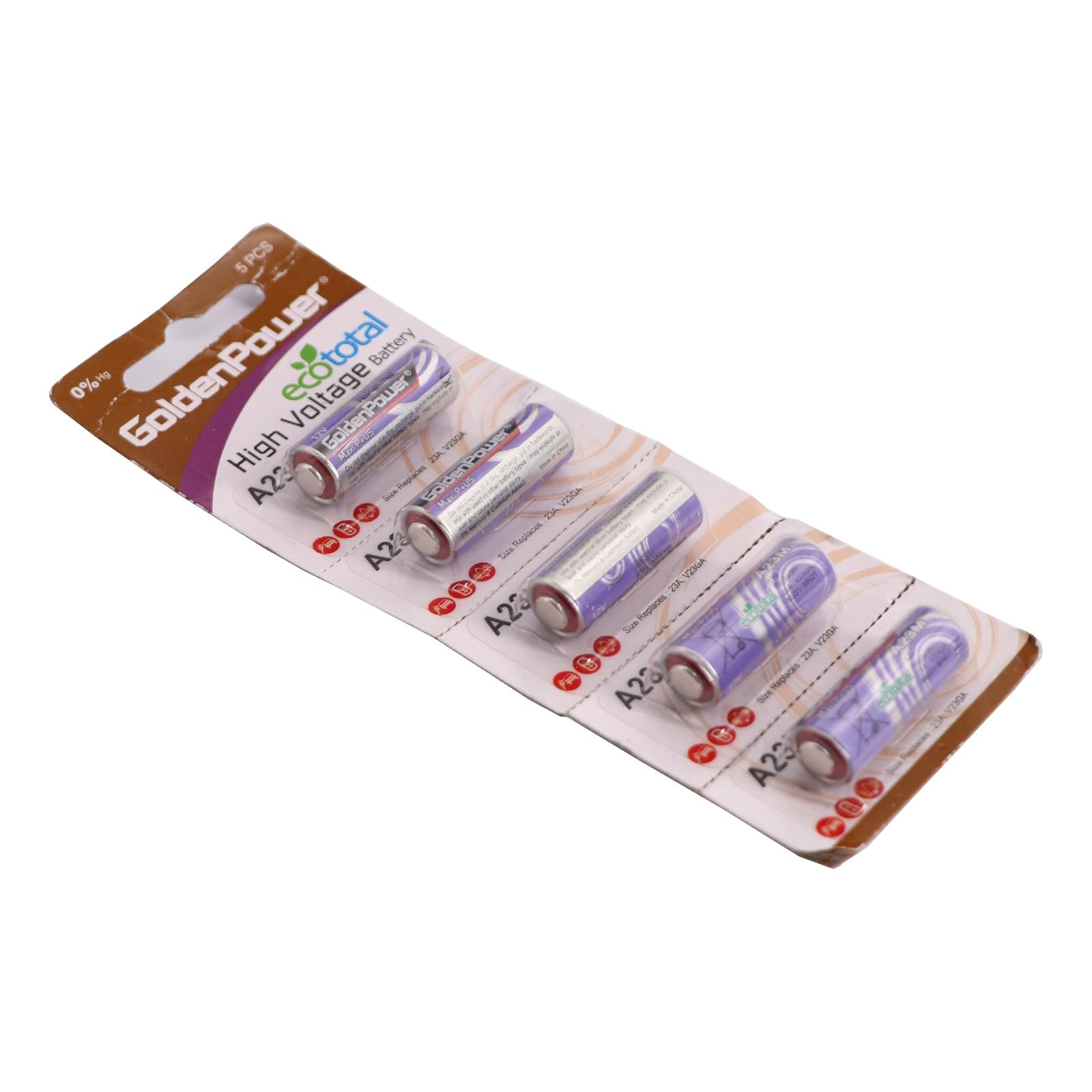 Kitstar A23M Alkaline-Batterie, Maxi Plus, 12 V, unglaublich sichere Version, ökologisch, 5 Stück (1 Stück)