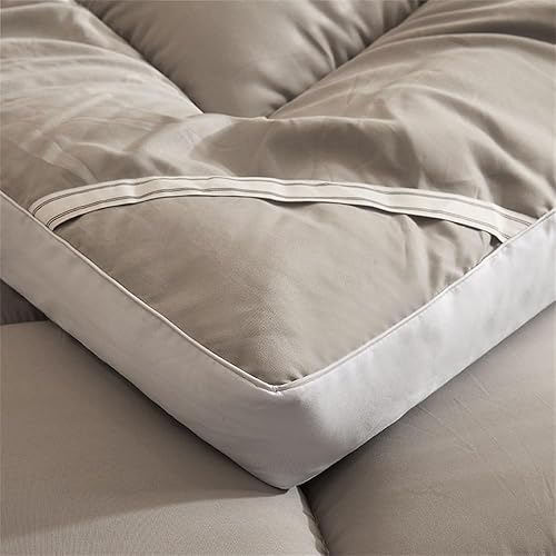 Miniatura 8 de Colchón de futón japonés para piso, extra grueso, esponjoso, sofá, campamento en casa, cama de invitados, tapete portátil para dormir