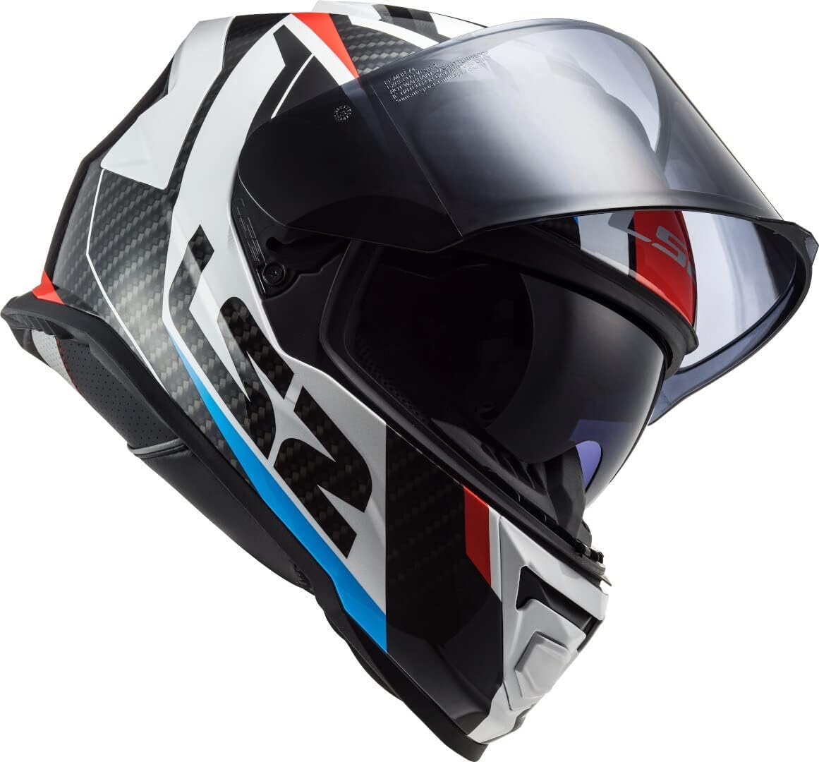 LS2, Casco de moto integral STORM II RACER Rojo Azul, S