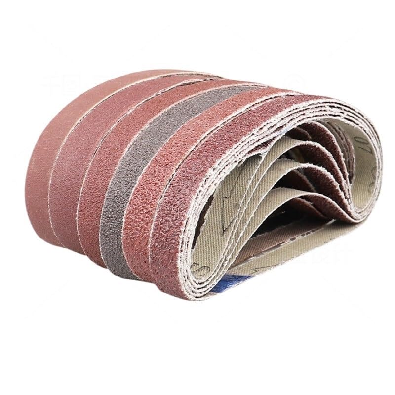 10 szt. 20 * 520 mm taśma ścierna papier ścierny taśmy ścierne 60-800 gradacji do szlifierki narzędzia drewno metal polerowanie(10pcs P400)