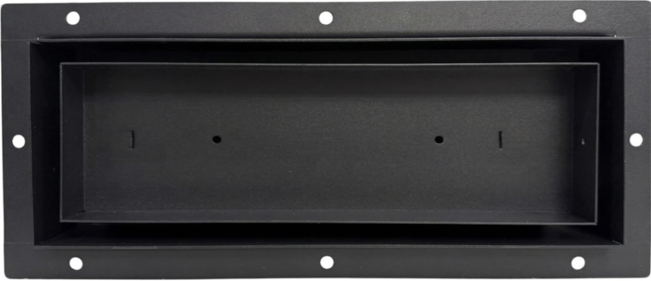 Photo 1 of 4x12 Flush Metal Floor Vent - Hidden Undermount 3-Piece Custom Heavy Duty Insert Register, Completely Flush Walkable Tileable Grille Vent Cover, Adjustable Airflow & 2 Year Warranty - Khan Supply CO