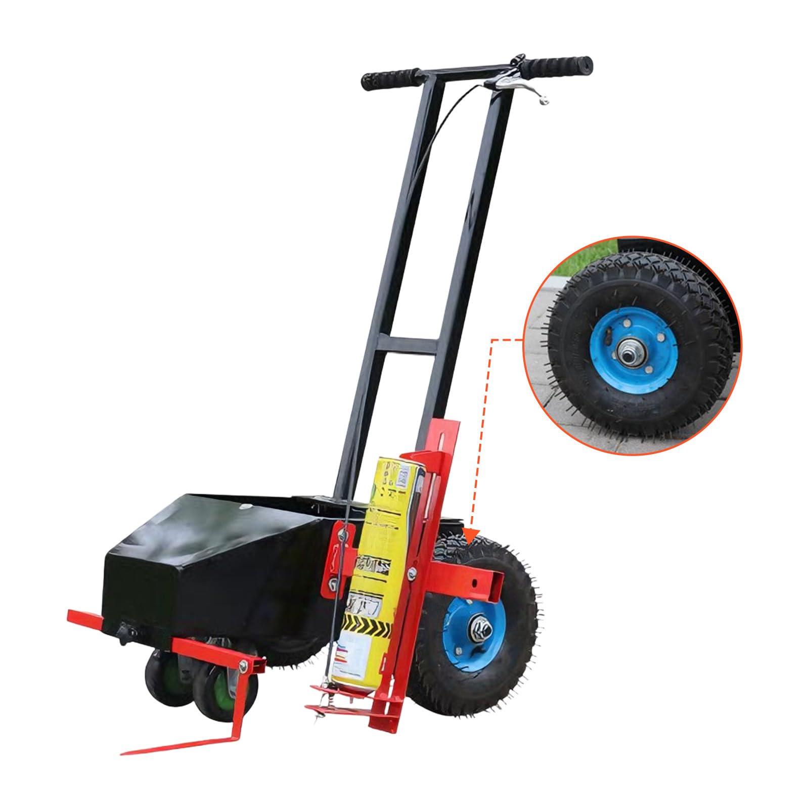 Marcatore delle Linee del Pavimento, Traccialinee a Vernice, Regolabile da 5-18CM, per Scuole, Superfici Sportive, Lavori di Marcatura in Fabbrica con Ver A-Windproof